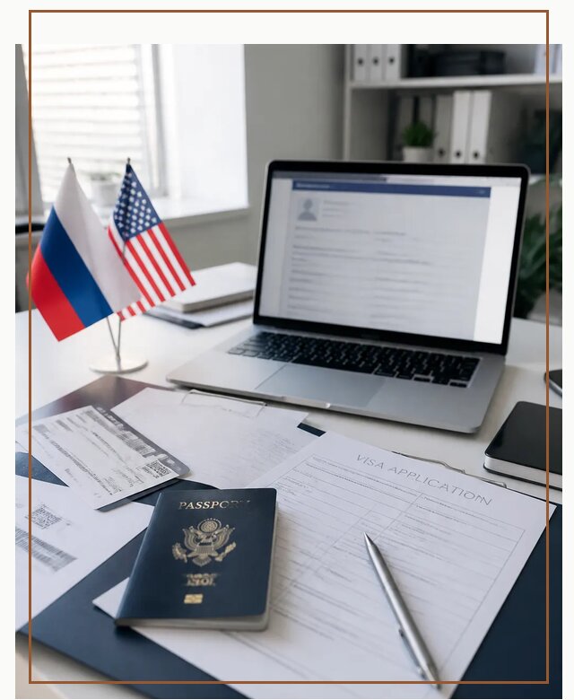 Оформление визы в США для туристов и бизнеса в Костомукше